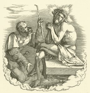 La Burla de Cristo (Cristo como Varón de Dolores Burlado por un Soldado) de Albrecht Dürer